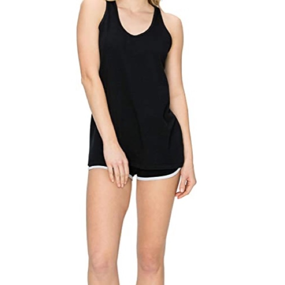 EttelLut loose fit racer back tank